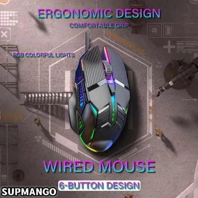 Ratón con cable RGB GM6 2.webp